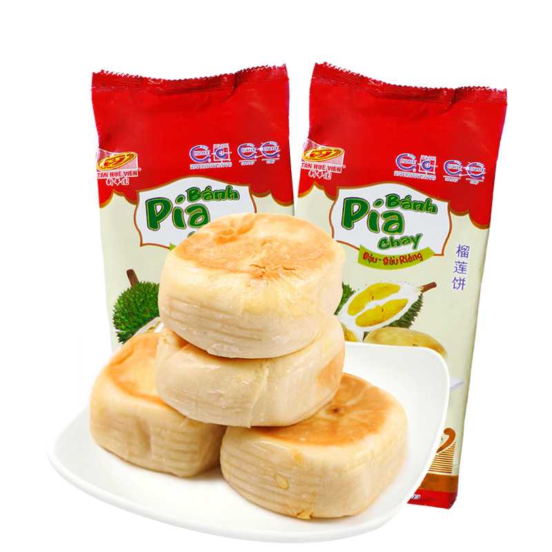 越南進口新華園榴槤餅400g*3包 榴槤酥糕點特產無蛋黃
