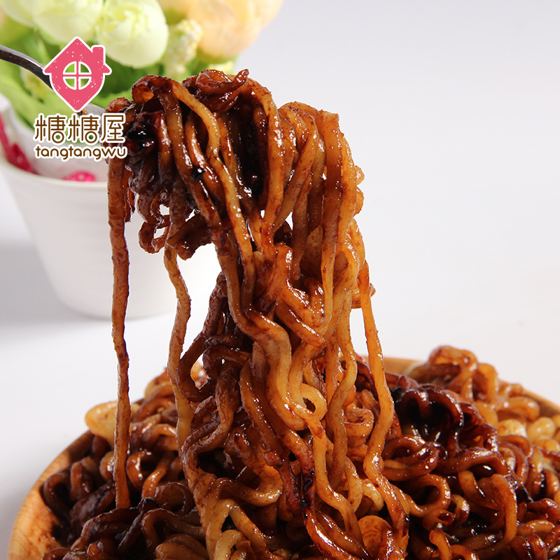 韓國進口方便麵 農心橄欖炸醬麵140g*5袋
